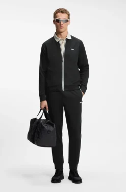 Jogginghose aus Dreiecks-Jacquard mit gummiertem Logo