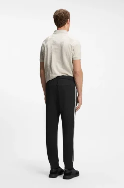 Jogginghose aus Dreiecks-Jacquard mit gummiertem Logo