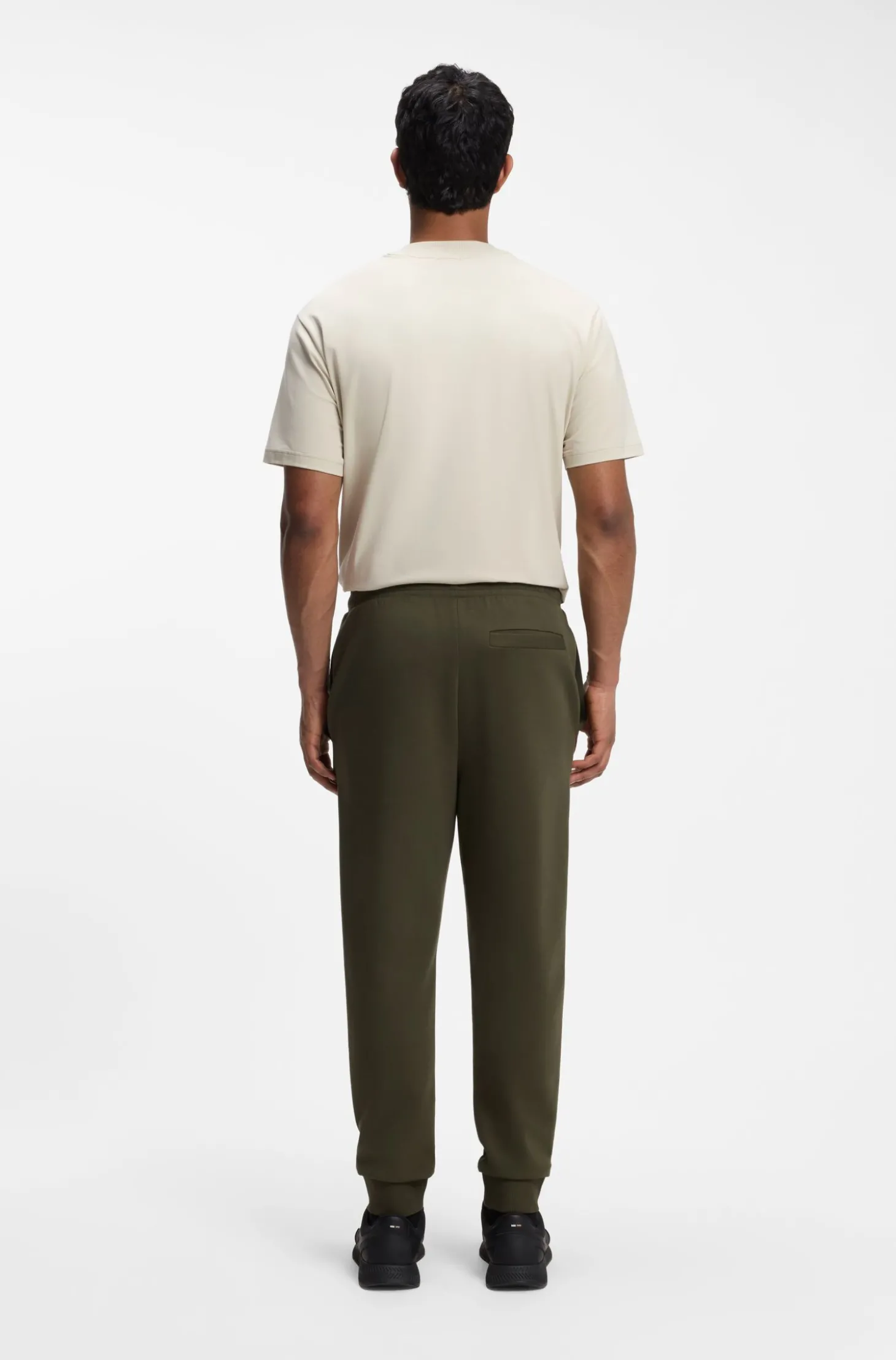 Jogginghose aus Stretch-Baumwolle mit Puff-Logo