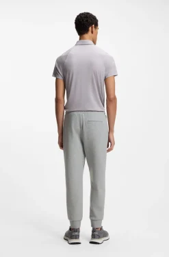 Jogginghose aus Stretch-Baumwolle mit Logo-Detail