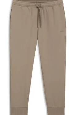 Jogginghose aus Stretch-Baumwolle mit Logo-Detail