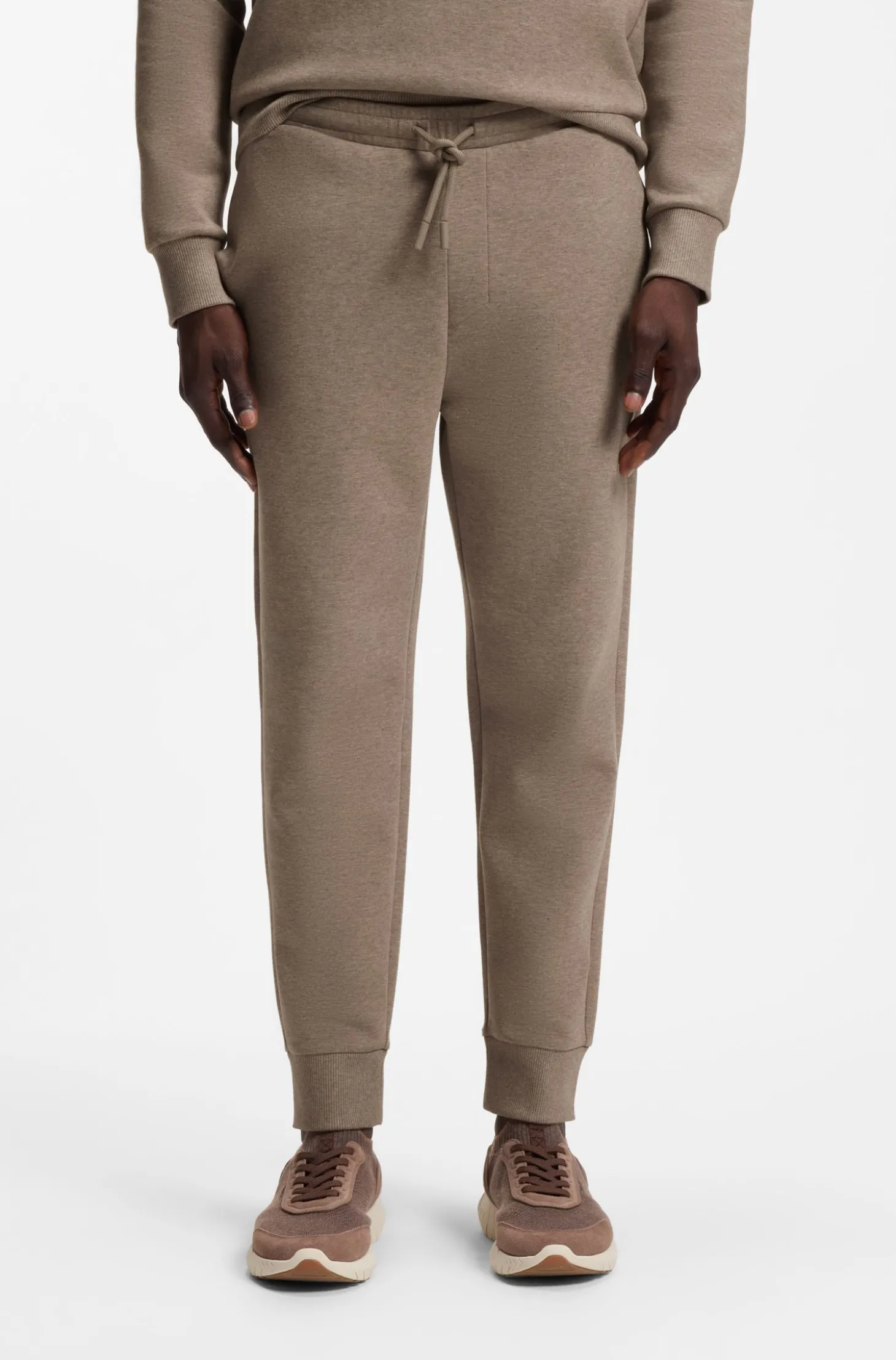 Jogginghose aus Stretch-Baumwolle mit Puff-Logo