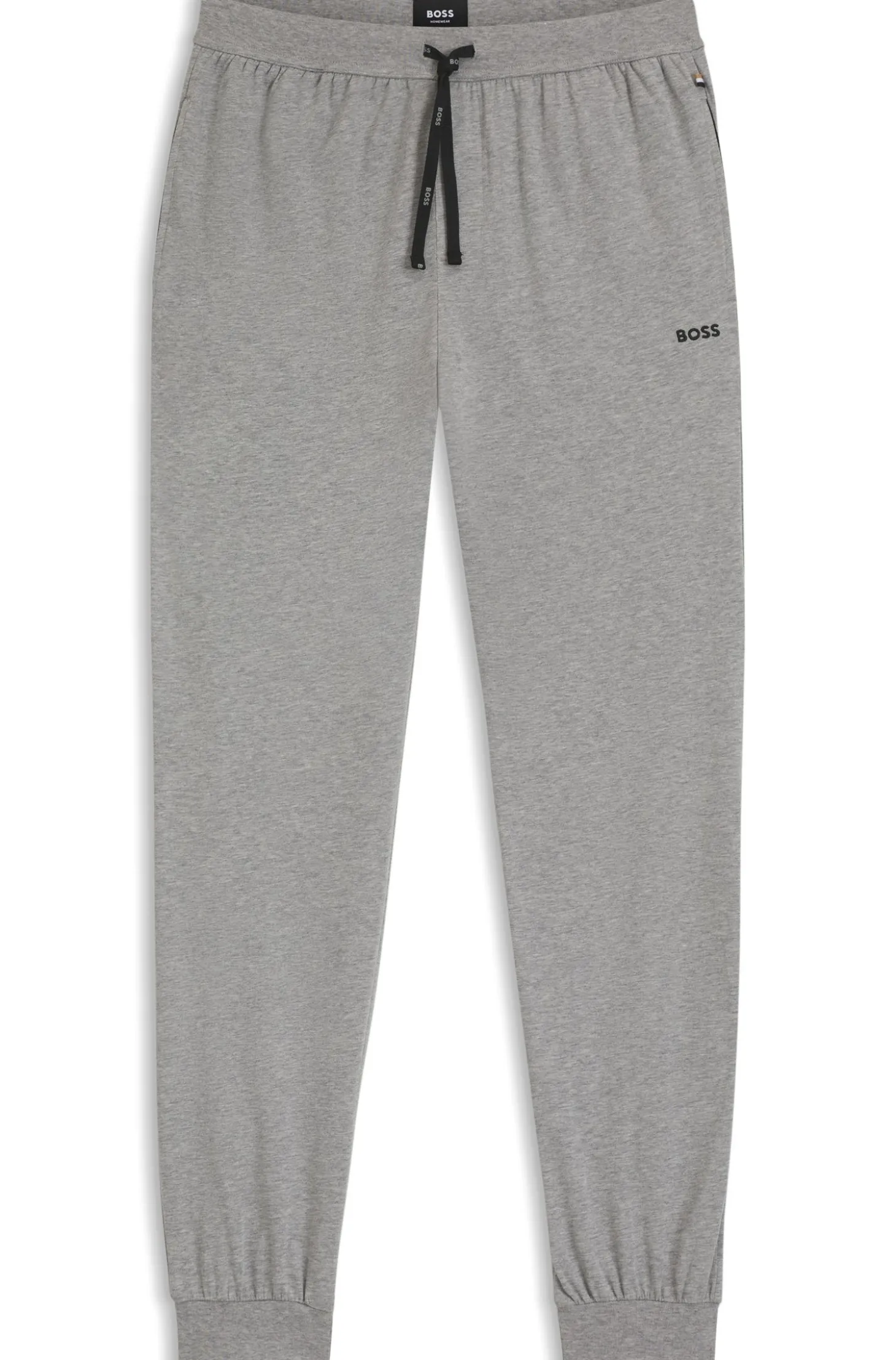 Jogginghose aus Stretch-Baumwolle mit Logo-Stickerei