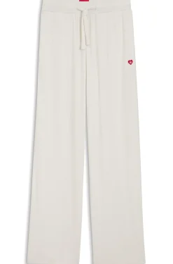 Jogginghose aus Stretch-Modal mit Herz-Logo