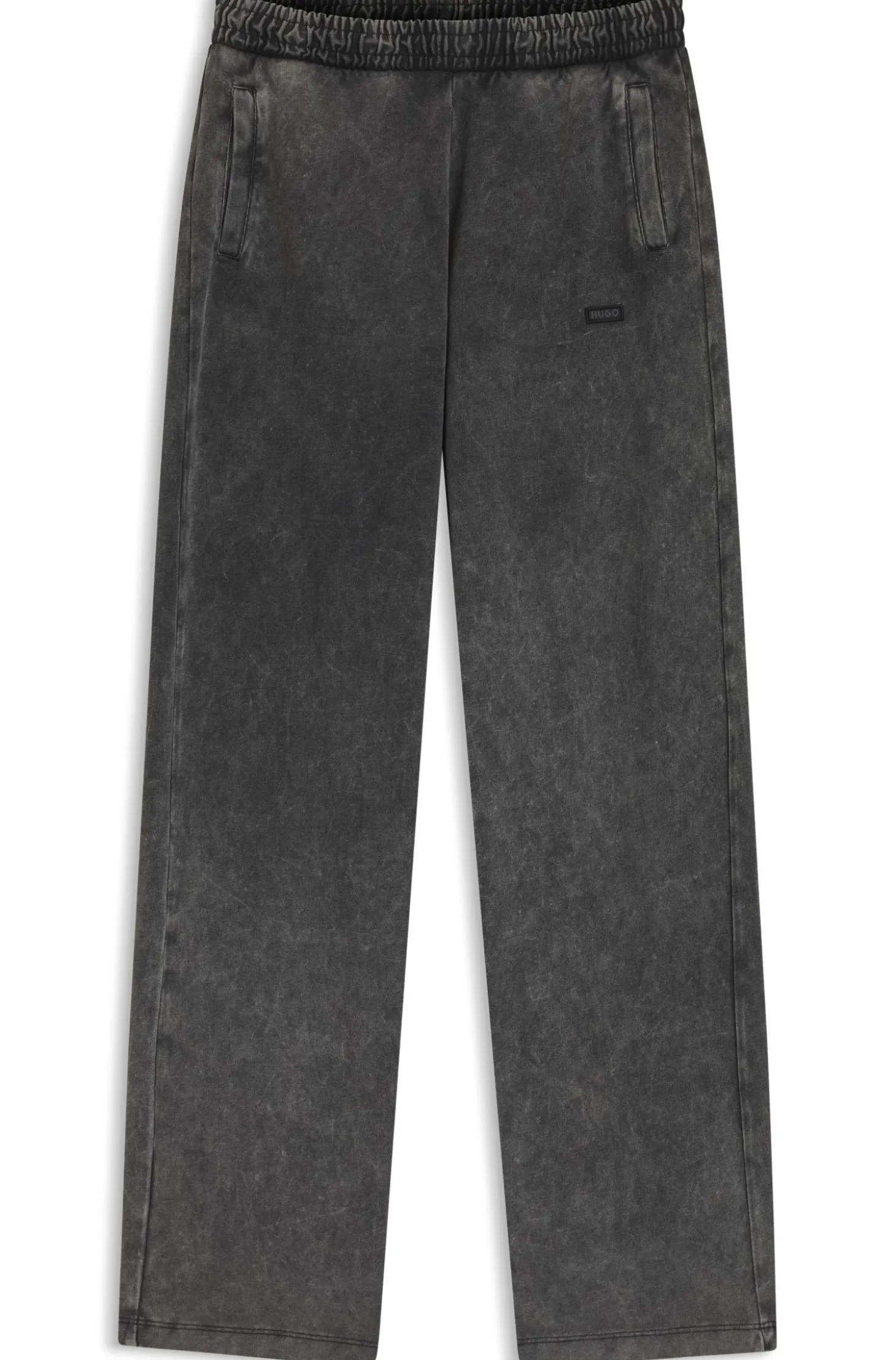 Jogpants aus softem Baumwoll-Mix mit weitem Bein