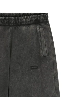 Jogpants aus softem Baumwoll-Mix mit weitem Bein