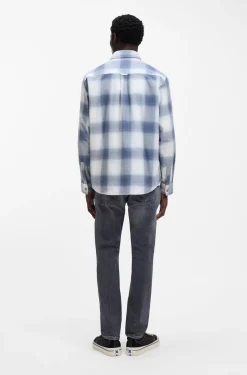 Kariertes Oversized Hemd aus Baumwoll-Twill