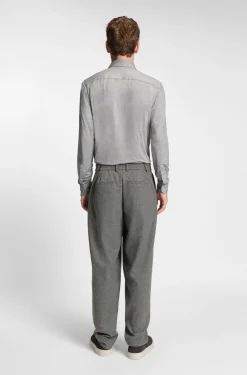 Kariertes Slim-Fit Hemd aus funktionalem Stretch-Flanell mit gebürstetem Finish