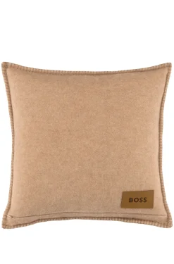 Kissenbezug aus Woll-Mix mit Double-B-Monogramm