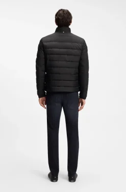 Klassische wattierte Jacke mit Reißverschluss