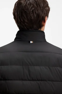 Klassische wattierte Jacke mit Reißverschluss