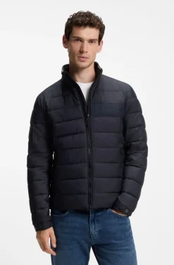 Klassische wattierte Jacke mit Reißverschluss