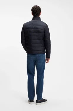 Klassische wattierte Jacke mit Reißverschluss