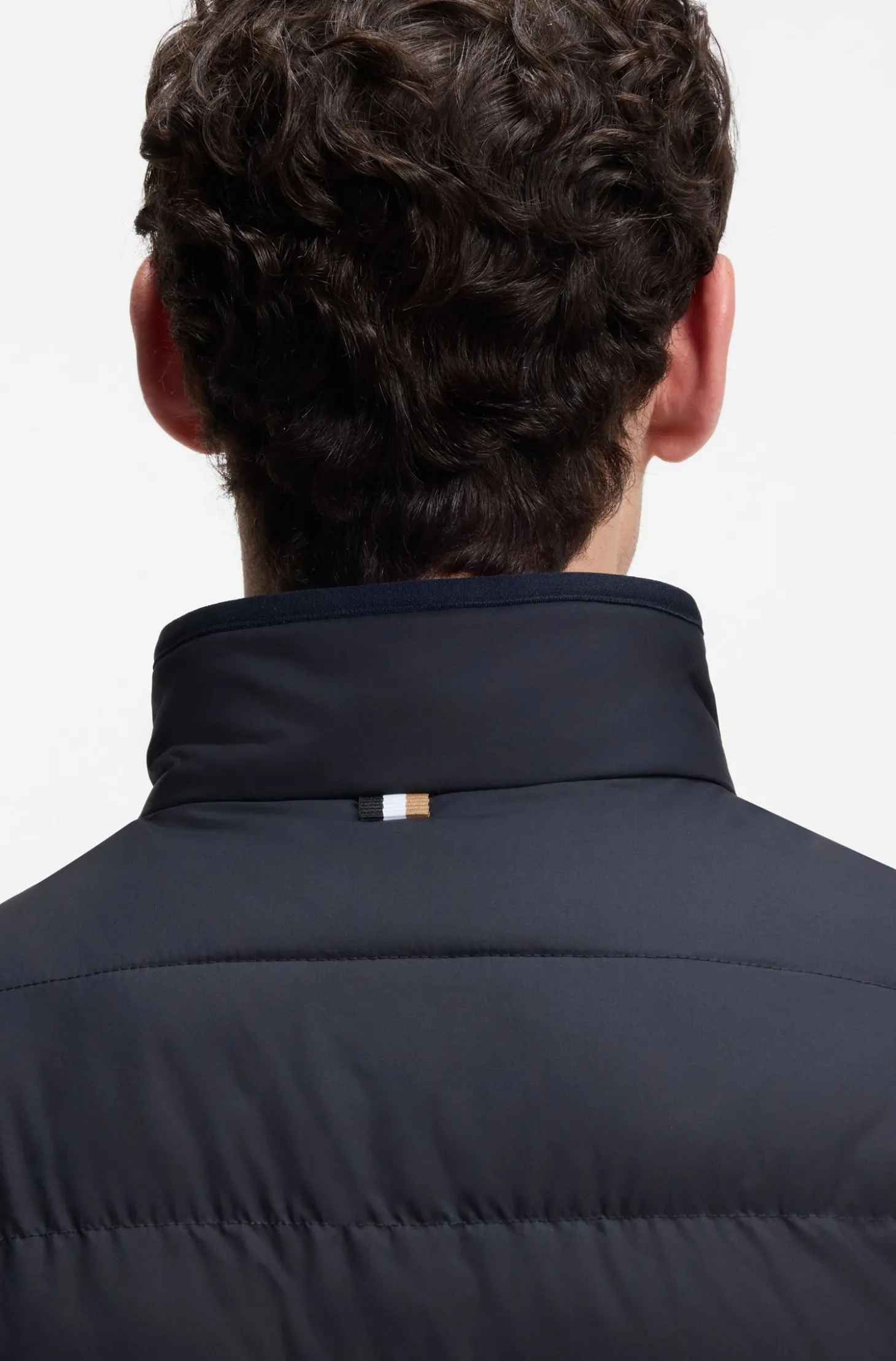 Klassische wattierte Jacke mit Reißverschluss