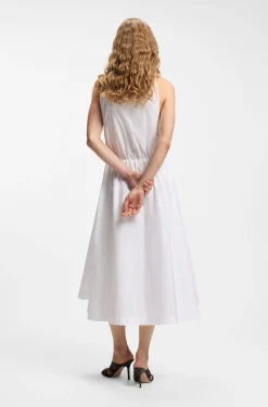 Kleid aus Baumwoll-Popeline mit Tunnelzugbund