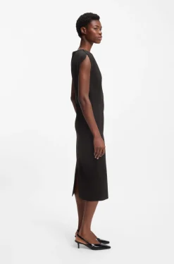 Kleid aus Stretch-Jersey mit Taillen-Detail