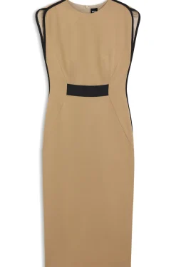Kleid aus Stretch-Jersey mit Taillen-Detail