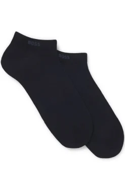 Knöchellange Socken aus Stretch-Gewebe im Zweierpack