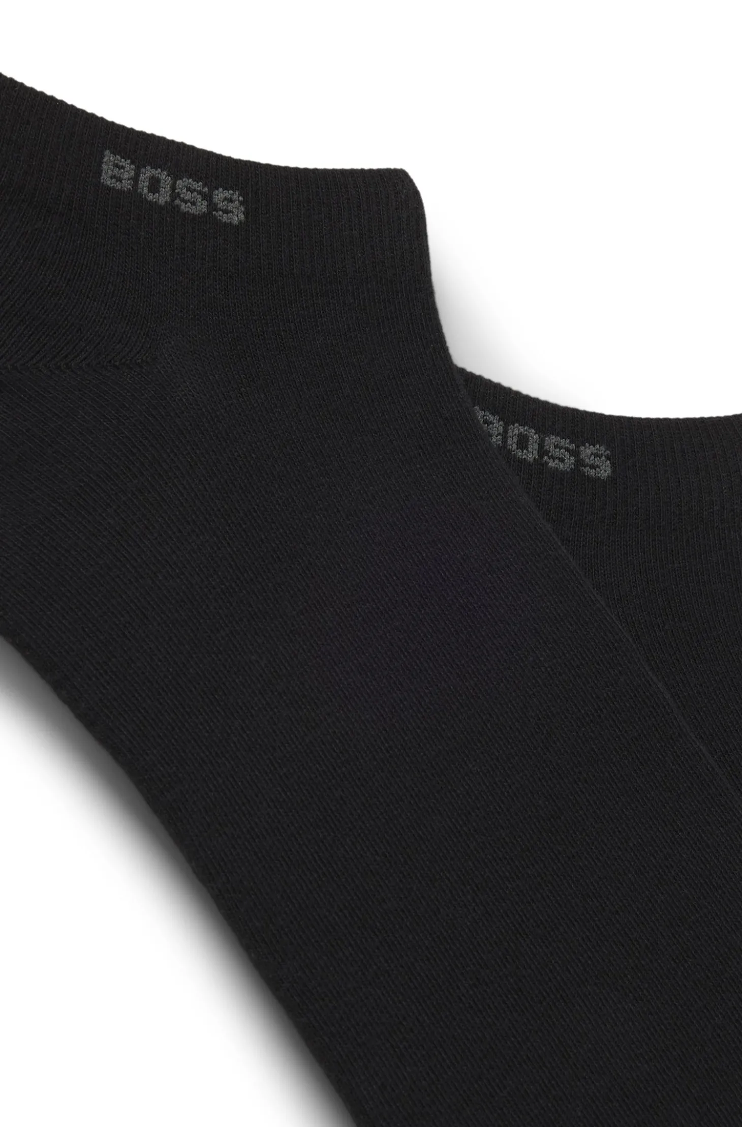 Knöchellange Socken aus Stretch-Gewebe im Zweierpack