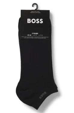 Knöchellange Socken aus Stretch-Gewebe im Zweierpack