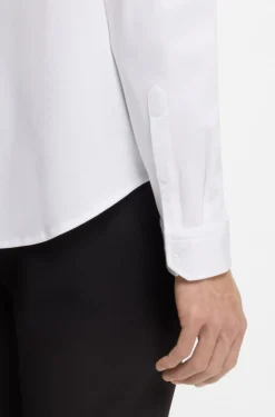 Knitterfreies Hemd aus Baumwoll-Jersey mit natürlichem Stretch