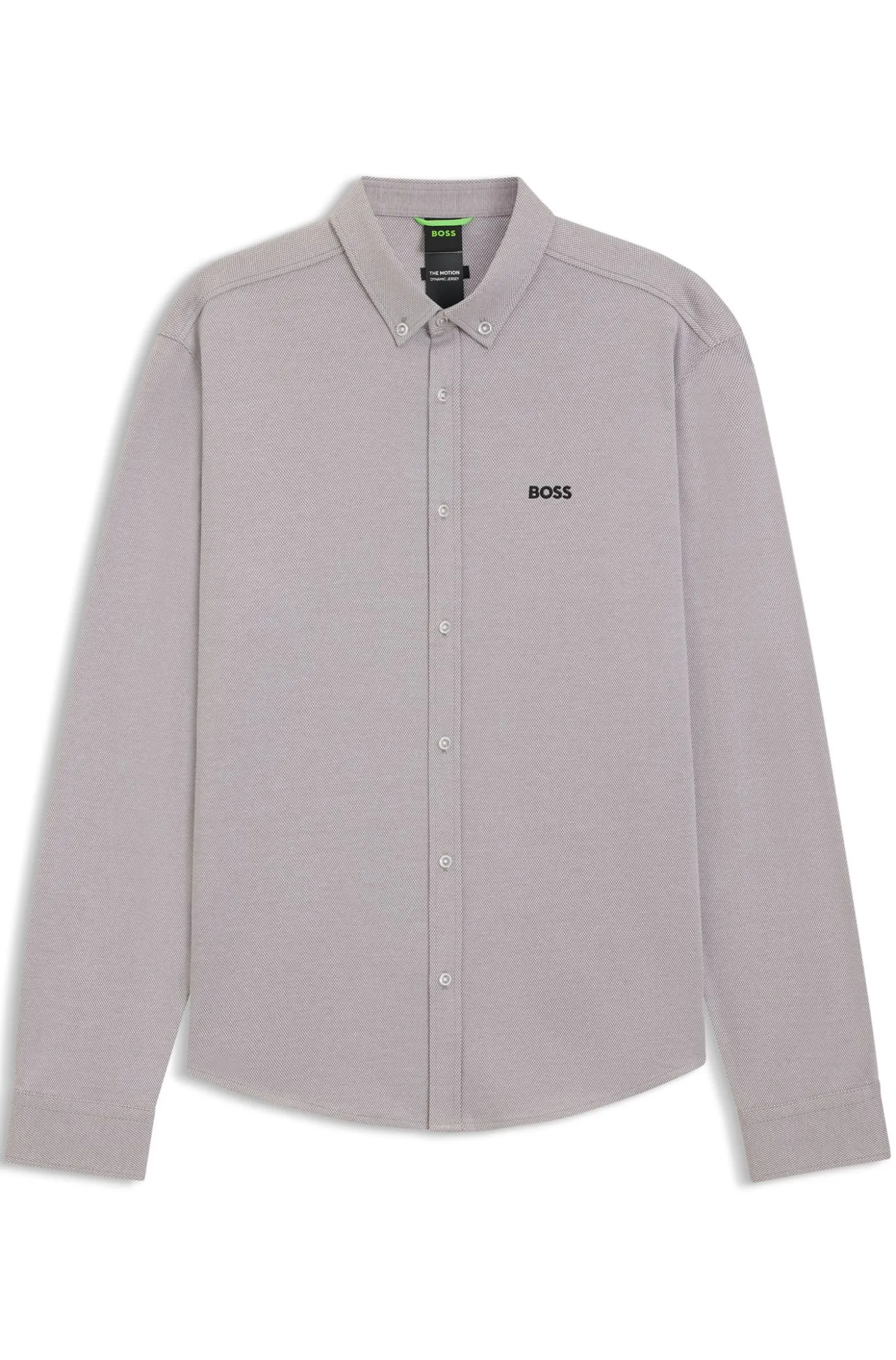 Knitterfreies Hemd aus Baumwoll-Jersey mit natürlichem Stretch