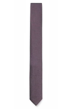 Krawatte aus gemustertem Seiden-Jacquard