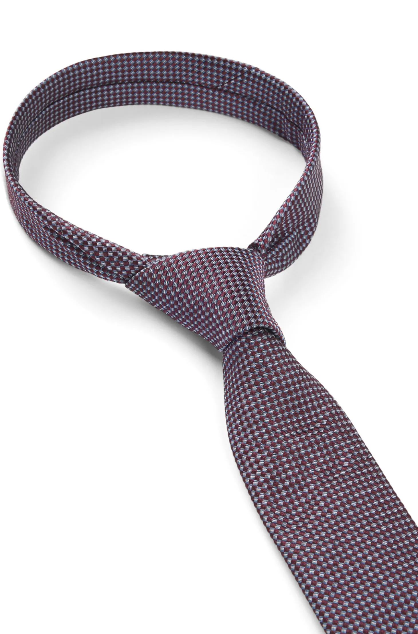 Krawatte aus gemustertem Seiden-Jacquard