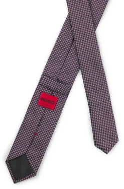Krawatte aus gemustertem Seiden-Jacquard