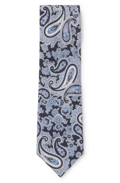 Krawatte aus reiner Seide mit Paisley-Print