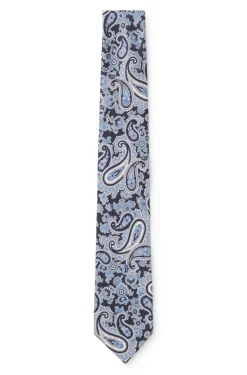 Krawatte aus reiner Seide mit Paisley-Print