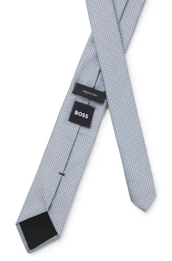 Krawatte aus Seiden-Mix mit Jacquard-Muster