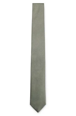 Krawatte aus Seiden-Mix mit Jacquard-Muster