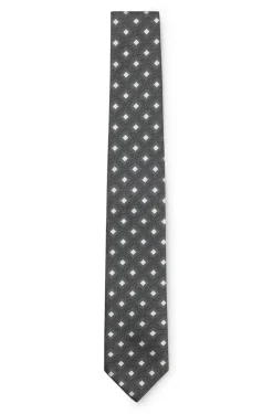 Krawatte aus Seiden-Mix mit Jacquard-Muster