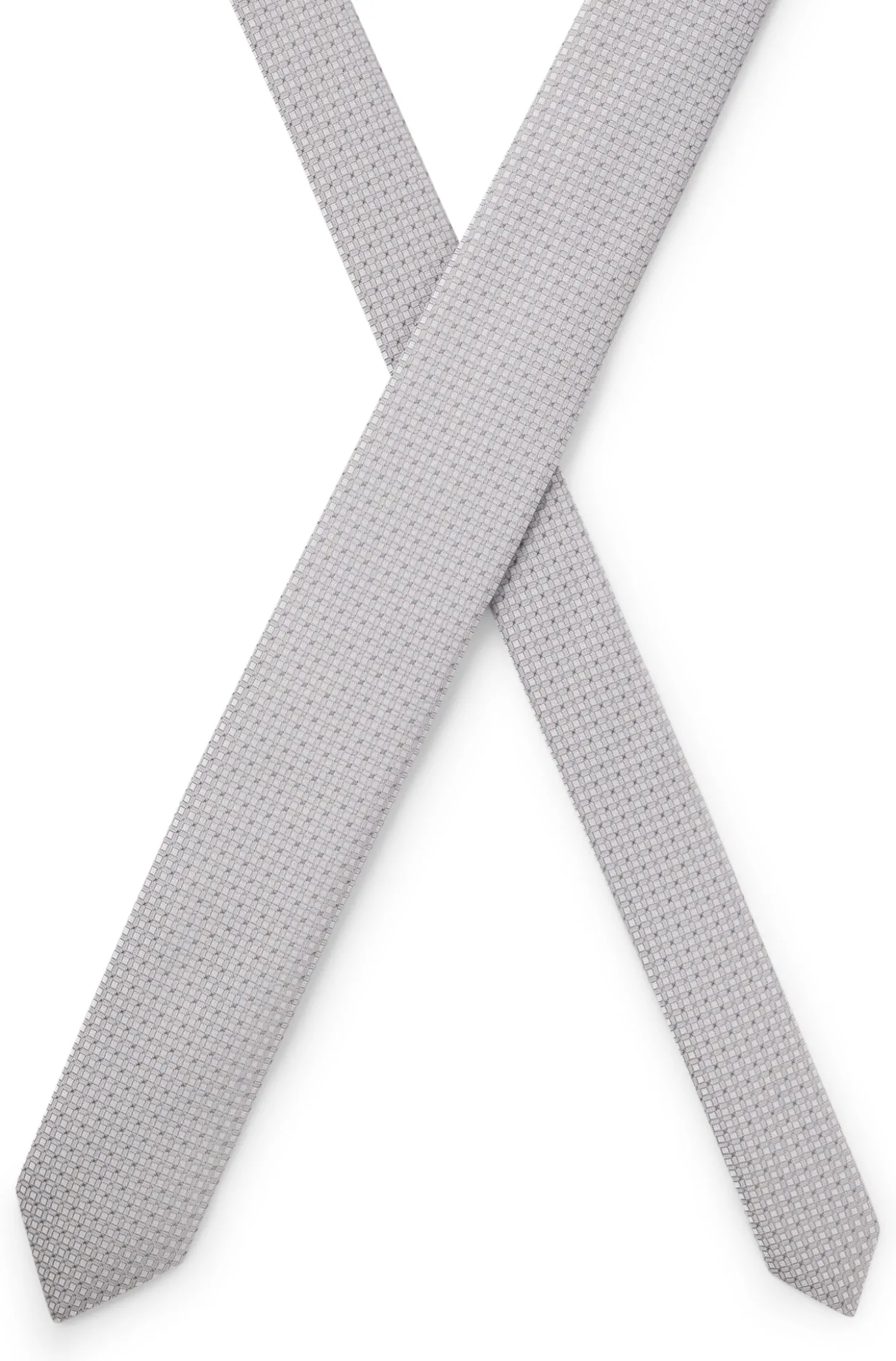 Krawatte aus Seiden-Mix mit Jacquard-Muster