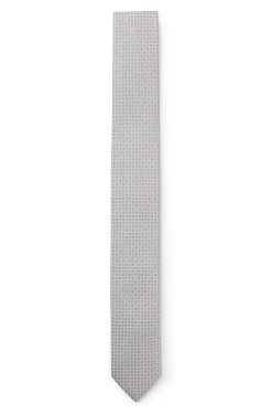 Krawatte aus Seiden-Mix mit Jacquard-Muster
