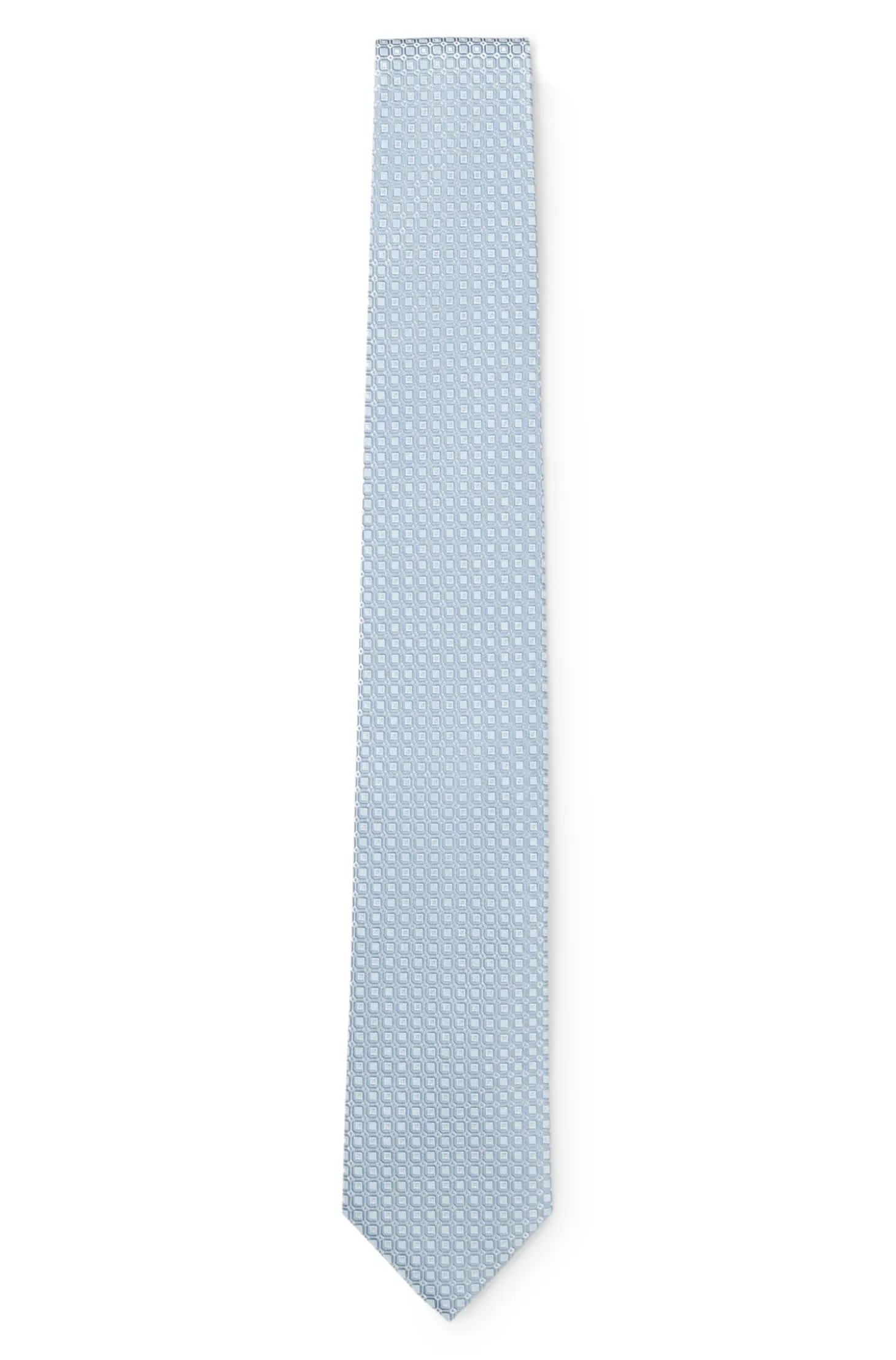 Krawatte aus Seiden-Mix mit Jacquard-Web-Dessin