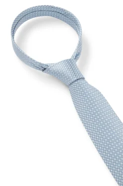Krawatte aus Seiden-Mix mit Jacquard-Web-Dessin