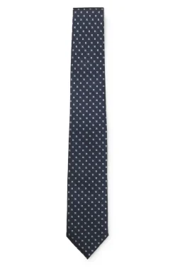 Krawatte aus Seiden-Mix mit Jacquard-Muster