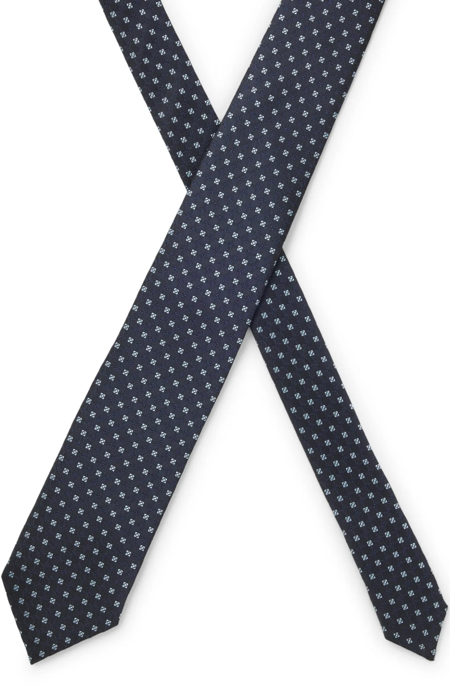 Krawatte aus Seiden-Mix mit Jacquard-Muster