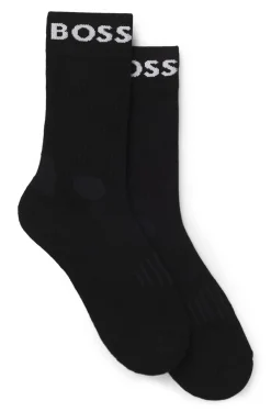 Kurze Socken aus Stretch-Gewebe im Zweierpack