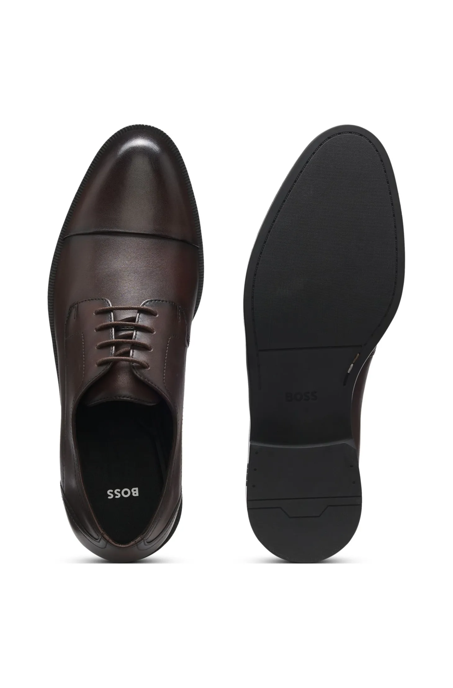 Leder-Derbys mit Zehenkappe