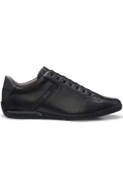 Ledersneakers mit geruchsneutralisierendem Innenfutter