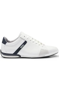 Ledersneakers mit geruchsneutralisierendem Innenfutter