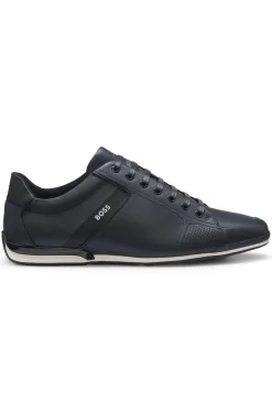 Ledersneakers mit geruchsneutralisierendem Innenfutter