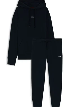 Legeres Trainingsanzug-Set aus Baumwolle mit minimalistischem Logo