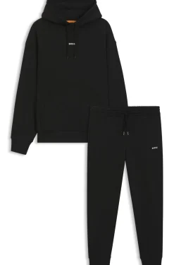Legeres Trainingsanzug-Set aus Baumwolle mit minimalistischem Logo