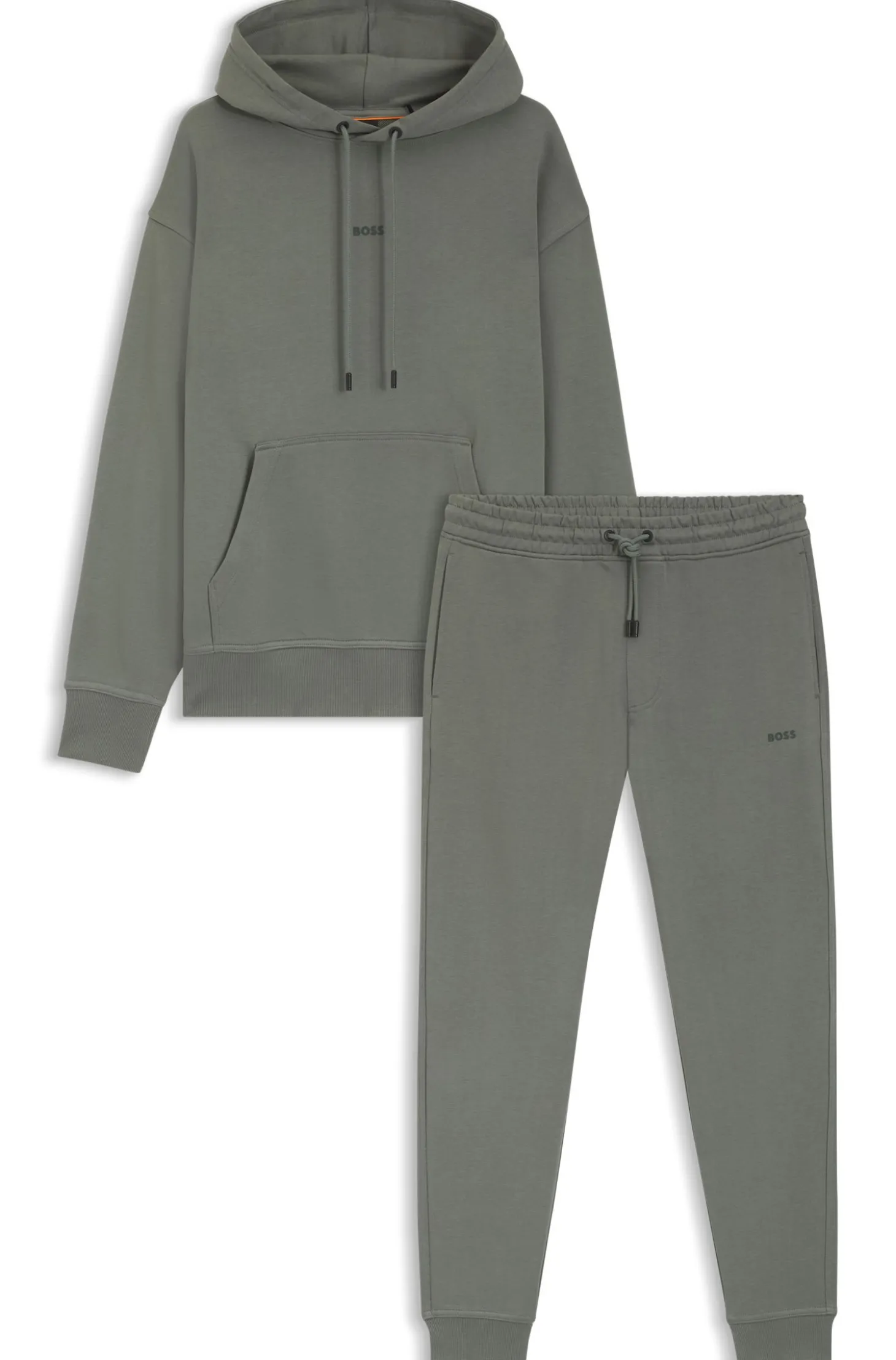 Legeres Trainingsanzug-Set aus Baumwolle mit minimalistischem Logo