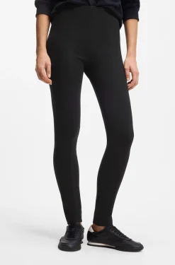 Leggings aus Punto-Milano-Jersey mit Naht-Detail