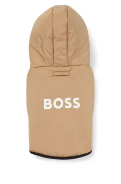 Leichte Hundejacke mit Logo-Details